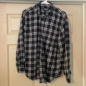 Outdoor Life Plaid Flannel Shirt - Mens Size Large - EUC